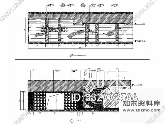 施工图吉林中式古典风格文体中心茶楼室内装修图cad施工图下载【ID:532002568】