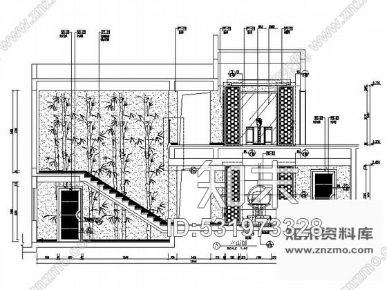 施工图江苏低密度住宅小区独栋新中式两层别墅装修施工图cad施工图下载【ID:531973328】