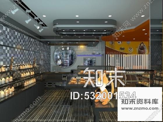 施工图四川美味西饼屋面包店装修CAD施工图含效果cad施工图下载【ID:532001534】