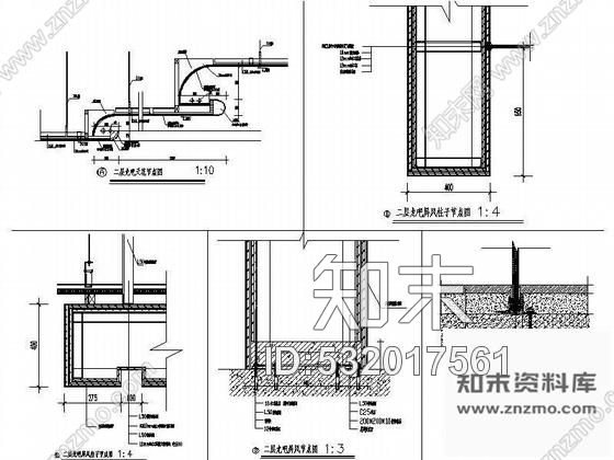 施工图花园酒店龙吧室内装修图cad施工图下载【ID:532017561】