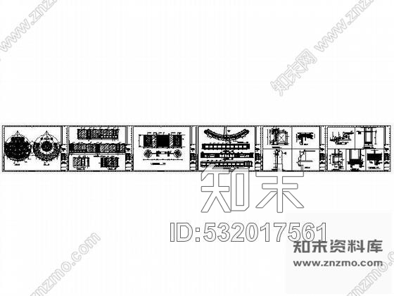 施工图花园酒店龙吧室内装修图cad施工图下载【ID:532017561】