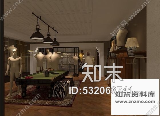 施工图浙江现代风格服装店装修CAD施工图含效果图cad施工图下载【ID:532068741】