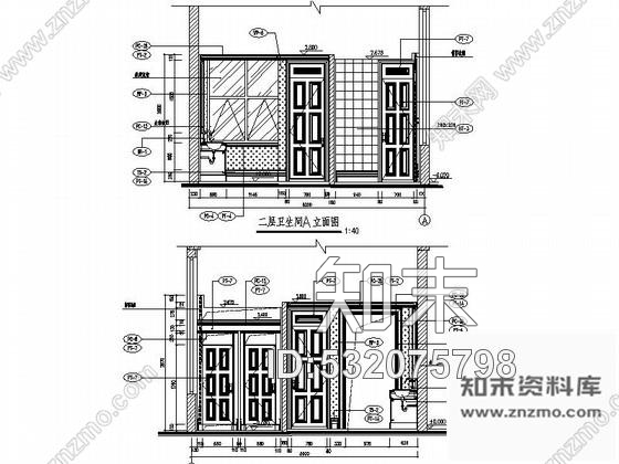 施工图江苏某欧式售楼处室内装修图cad施工图下载【ID:532075798】