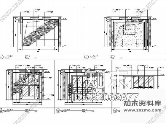 施工图深圳五星级绿色商务酒店简洁时尚茶餐厅装修施工图含实景cad施工图下载【ID:532032677】