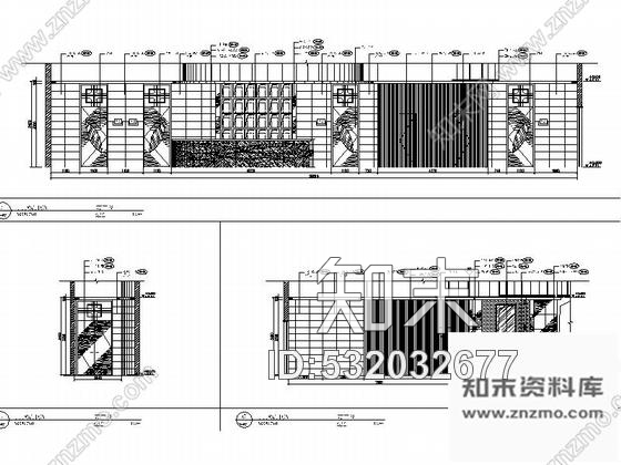施工图深圳五星级绿色商务酒店简洁时尚茶餐厅装修施工图含实景cad施工图下载【ID:532032677】