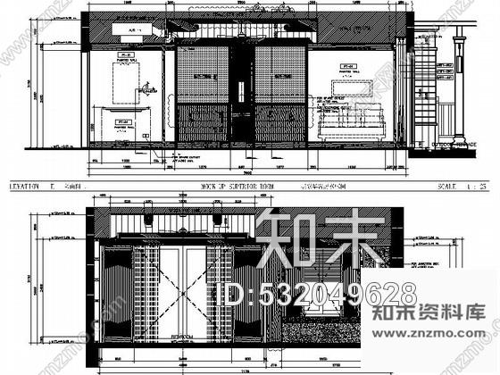 施工图泰国风客房双床间室内装修图施工图下载【ID:532049628】