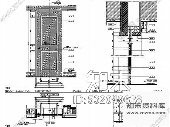 施工图泰国风客房双床间室内装修图施工图下载【ID:532049628】