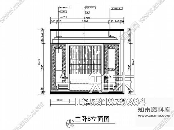 施工图精品雅致中式联排别墅室内CAD装修图含效果施工图下载【ID:531979394】