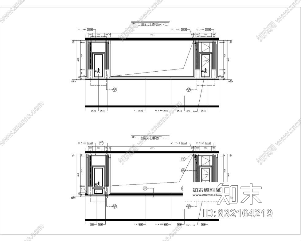 珠海岭秀城商场1F-3F欧式奢华全套施工图含效果图cad施工图下载【ID:832164219】