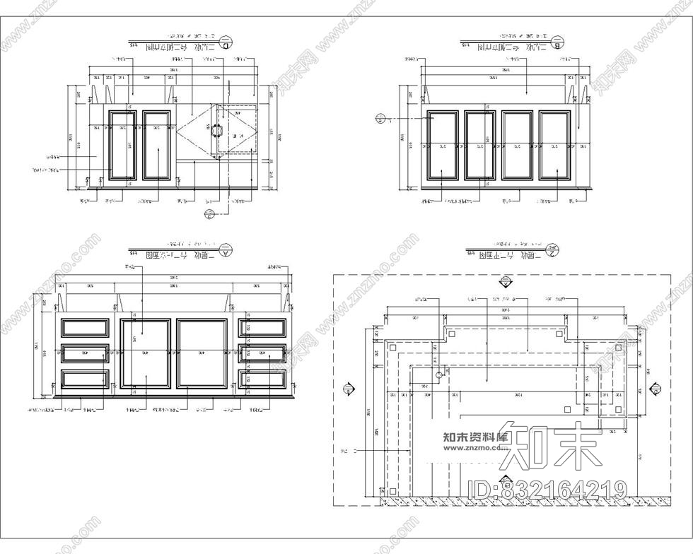 珠海岭秀城商场1F-3F欧式奢华全套施工图含效果图cad施工图下载【ID:832164219】