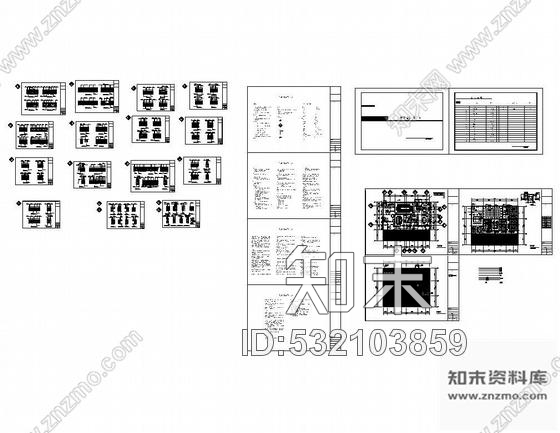 施工图某办公楼设计装修图cad施工图下载【ID:532103859】