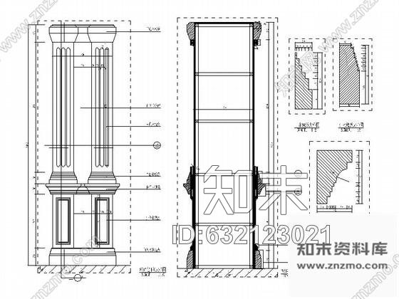 施工图北京个性奢华KTV包厢室内设计施工图cad施工图下载【ID:632123021】