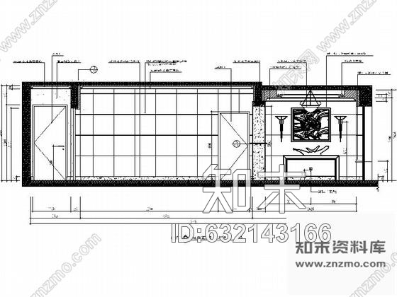 施工图辽宁地产住宅小区现代门厅及电梯厅施工图cad施工图下载【ID:632143166】