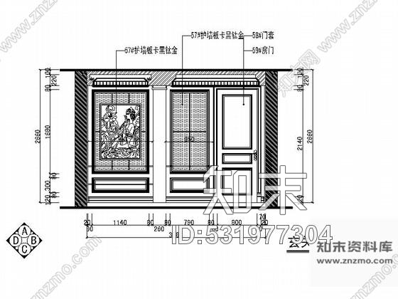 施工图浙江精品欧式风格别墅室内装修施工图含效果cad施工图下载【ID:531977304】