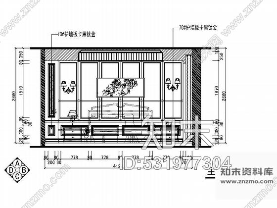 施工图浙江精品欧式风格别墅室内装修施工图含效果cad施工图下载【ID:531977304】