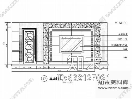 施工图某欧式娱乐会所包房5装修图cad施工图下载【ID:632127021】