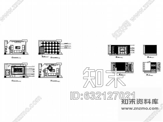 施工图某欧式娱乐会所包房5装修图cad施工图下载【ID:632127021】