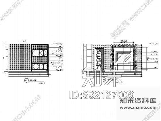 施工图某欧式娱乐会所包房15装修图cad施工图下载【ID:632127009】