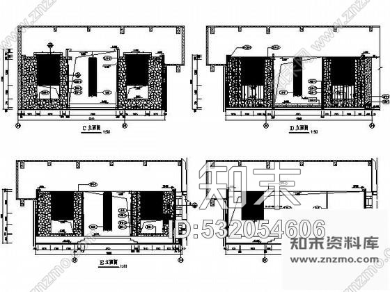 施工图主题酒店音乐廊施工图cad施工图下载【ID:532054606】