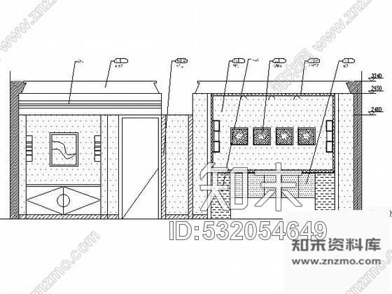 施工图北京某饭店二连套房施工图cad施工图下载【ID:532054649】