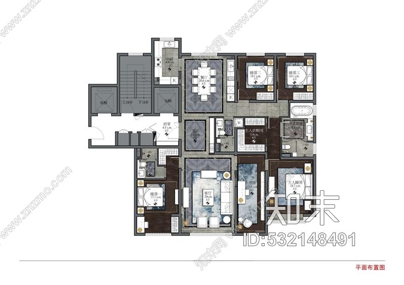 梁志天北京中粮天恒南苑住宅项目设计方案cad施工图下载【ID:532148491】