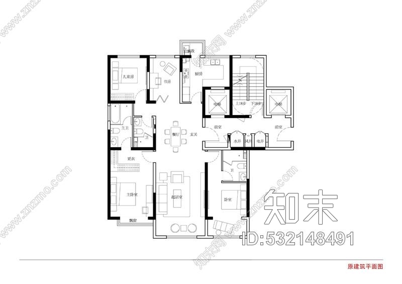 梁志天北京中粮天恒南苑住宅项目设计方案cad施工图下载【ID:532148491】