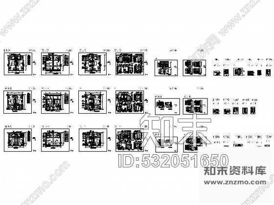 施工图绍兴五星酒店三套单人客房施工图施工图下载【ID:532051650】