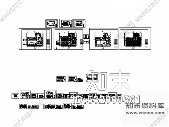 施工图某知名楼盘西餐厅室内装修图cad施工图下载【ID:532009561】