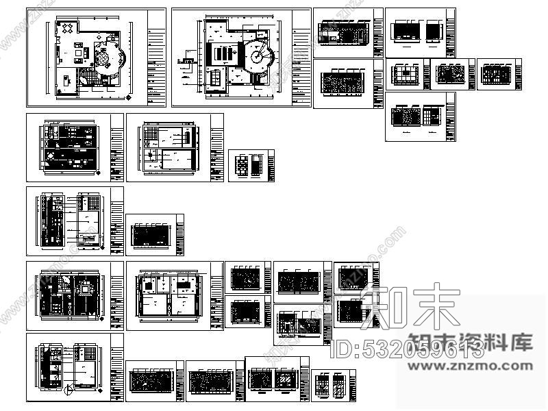 施工图株洲某宾馆总统套房装饰施工图cad施工图下载【ID:532059613】