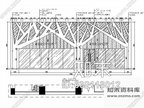 施工图深圳某知名美容美发SPA会所室内装修施工图施工图下载【ID:632113012】