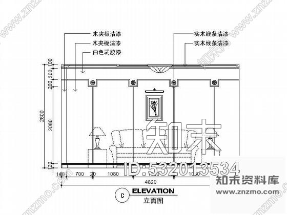 施工图小型餐包设计图cad施工图下载【ID:532013534】