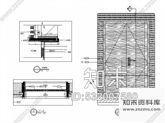施工图海南独特船屋餐厅室内装修图含实景cad施工图下载【ID:532007580】