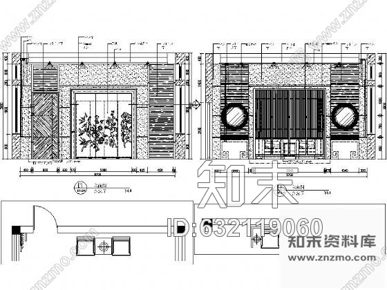 施工图北京知名集团接待会所装修图cad施工图下载【ID:632119060】