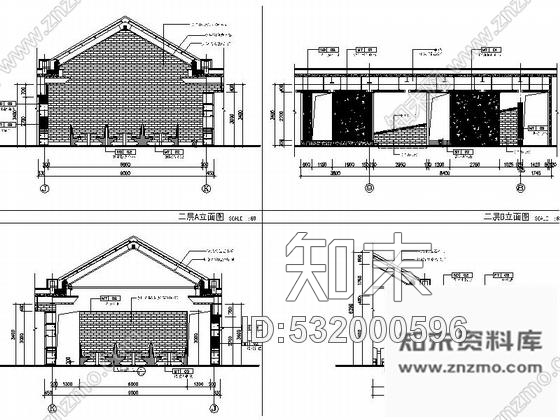 施工图杭州独具特色国际一流连锁品牌新中式风格餐厅设计施工图含方案cad施工图下载【ID:532000596】