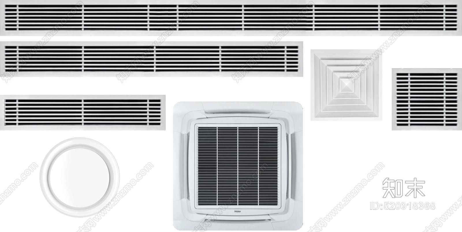 空调通风排气口贴图下载