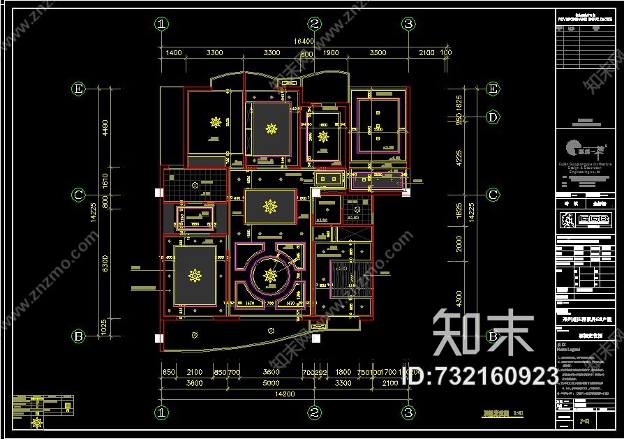 国广一叶-郑州燕庄曼哈顿G2户型样板间施工图cad施工图下载【ID:732160923】