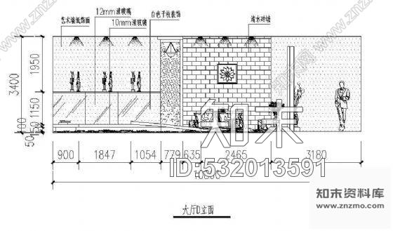 施工图某茶餐厅装修设计cad施工图下载【ID:532013591】