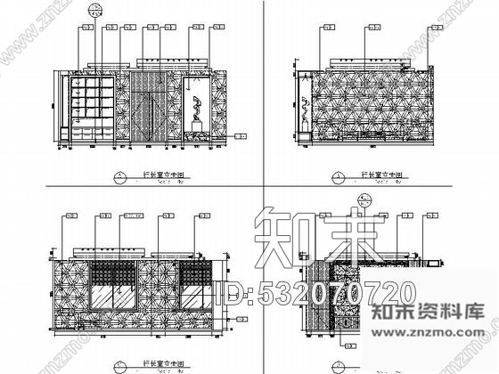 施工图成都现代股份制商业金融中心营业厅装修施工图含效果cad施工图下载【ID:532070720】