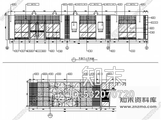 施工图成都现代股份制商业金融中心营业厅装修施工图含效果cad施工图下载【ID:532070720】