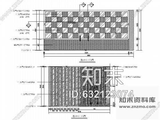 施工图江苏某豪华四层夜总会室内装修施工图cad施工图下载【ID:632123074】