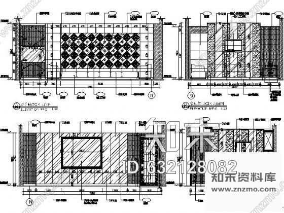 施工图五星级酒店夜总会内装施工图cad施工图下载【ID:632128082】