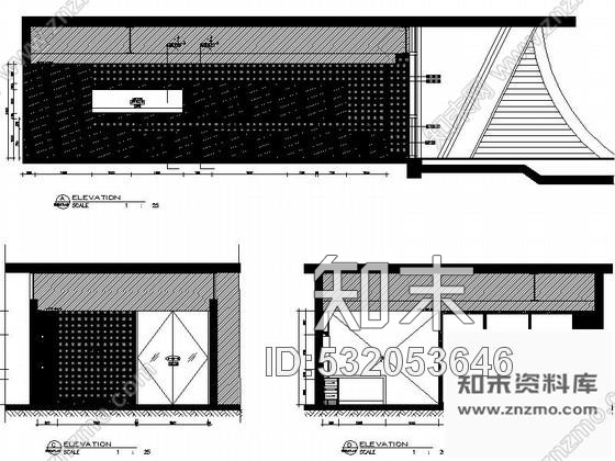 施工图皇冠酒店宴会销售处施工图cad施工图下载【ID:532053646】