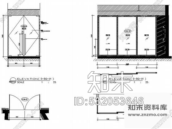 施工图皇冠酒店宴会销售处施工图cad施工图下载【ID:532053646】