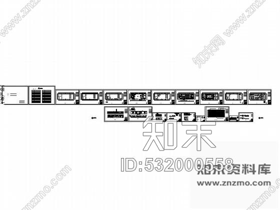 施工图197㎡职工食堂室内装修图cad施工图下载【ID:532000558】