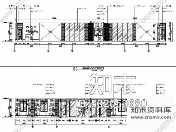 施工图经典酒店大堂装修图cad施工图下载【ID:532053680】