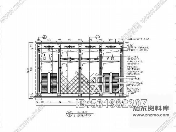 施工图上海某园林别墅奢华贵族室内装修全套施工图cad施工图下载【ID:531982307】