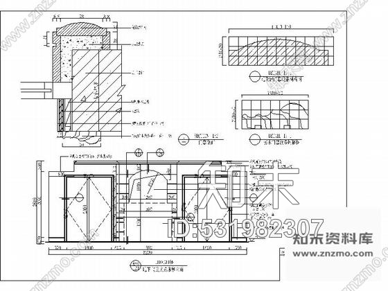 施工图上海某园林别墅奢华贵族室内装修全套施工图cad施工图下载【ID:531982307】