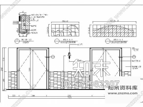 施工图上海某园林别墅奢华贵族室内装修全套施工图cad施工图下载【ID:531982307】