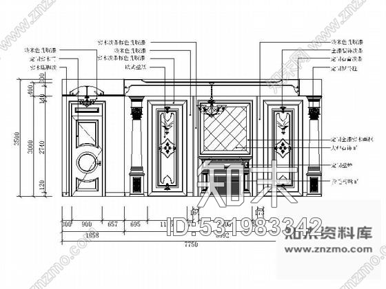 施工图经典美式风情两层别墅设计装修施工图cad施工图下载【ID:531983342】