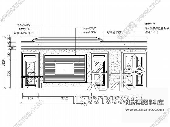 施工图经典美式风情两层别墅设计装修施工图cad施工图下载【ID:531983342】